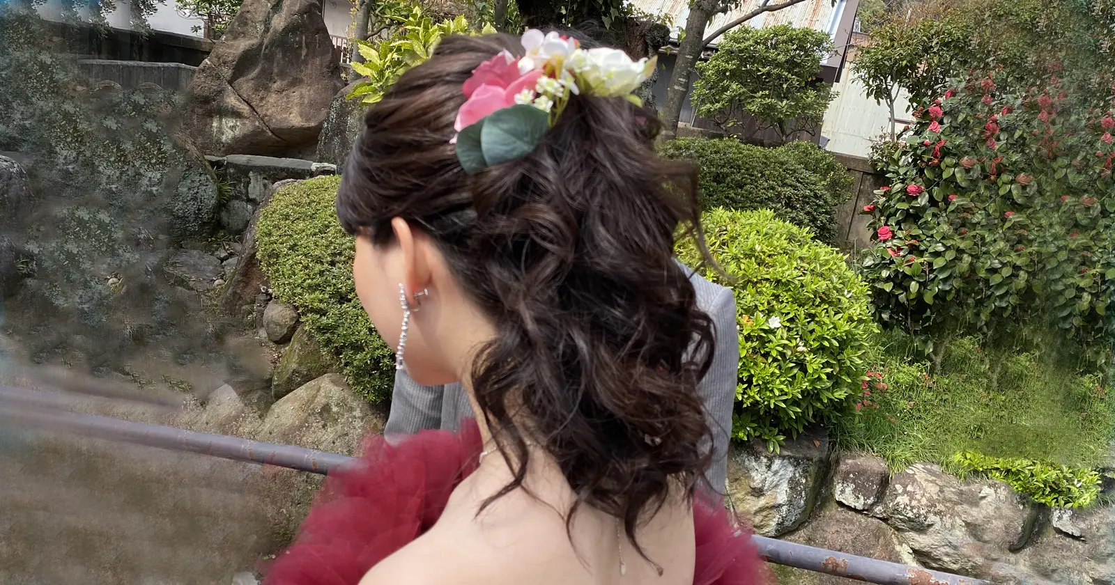 ドレスに合わせたヘアセット ビューティリサーチオカダ